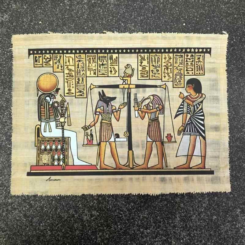 パピルス画 パピルス画 エジプトお土産