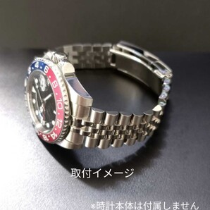 腕時計 修理交換用 ジュビリー ブレスレット 20mm 【対応】ロレックス GMTマスターⅡ 116710系 サブマリーナ 116610系 ROLEX 互換