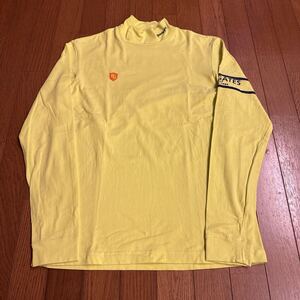 PEARLY GATES! パーリーゲイツ!長袖 ハイネック!イエロー!6(LL)!大きめの男性向け!100円スタート!