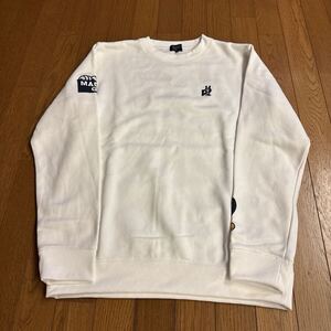 パーリーゲイツ!トレーナー!白!6(LL)!大きめの男性向け!100円スタート!