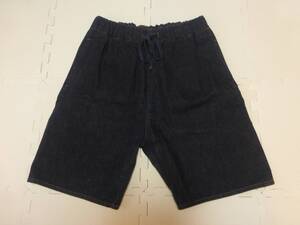 【定番】GYM SHORTS ナイジェルケーボン ショートパンツ ジムショーツ サイズ32 日本製 デニム ジーンズ ナイジェル・ケーボン ハーフ