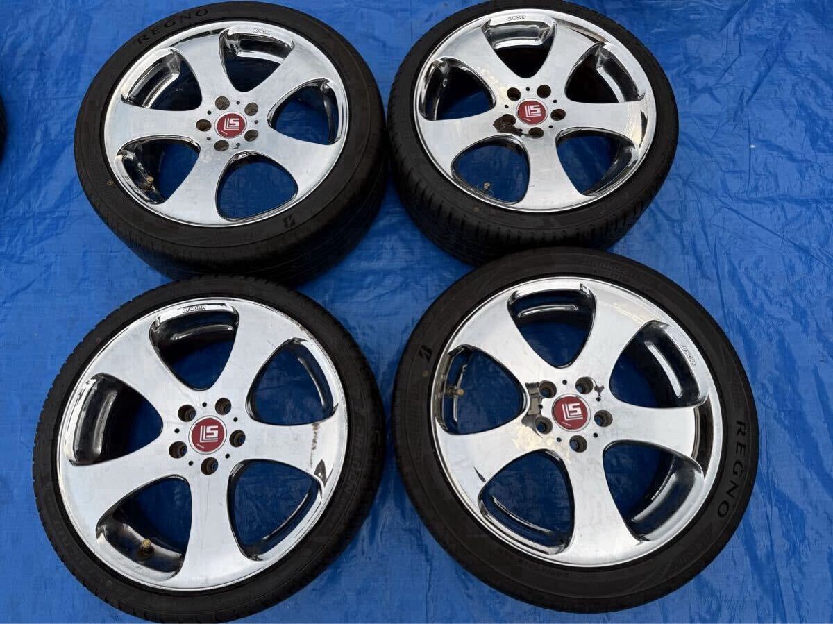 ワークLS 19インチ　ホイール4本セット レクサス LSに 【 中古 アルミ 4本 セット】 美品！！ 3ピース