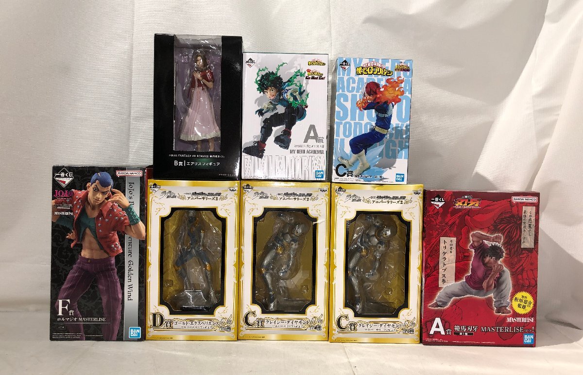 ジョジョの奇妙な冒険 一番くじフィギュアまとめ売り アニメ「ジョジョの奇妙な冒険 黄金の風」に登場する