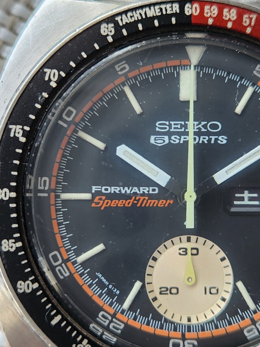 SEIKO Speed-Timer 自動巻き腕時計稼働品 2025年最新】セイコー スピードタイマー(SEIKO Speedtimer) 人気