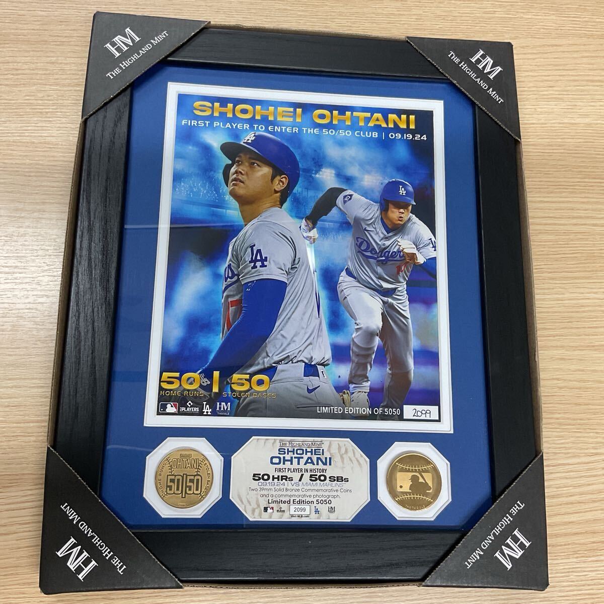 MLB公認 2023 ホームランキング受賞記念 ダブル フォトミント限定品 MLB公認 2023 ホームランキング受賞記念 ダブル フォトミント