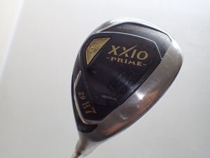 M694/4J〇ダンロップ XXIO PRIME ゼクシオ プライム ユーティリティ H7 29° SP-1000シャフト フレックスR 38.75インチ 良品〇