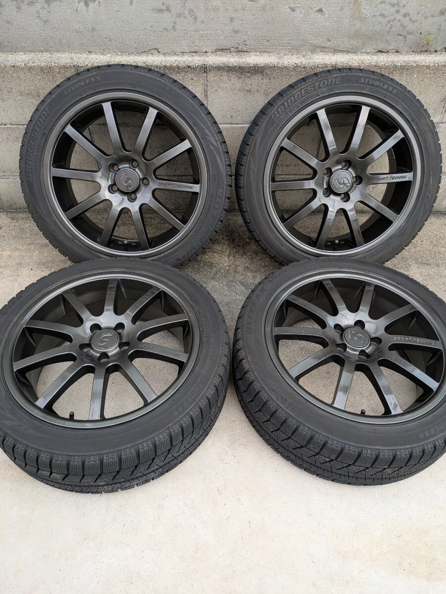 Bridgestone зимний VRX 215/45/17+SPORT TECHNIC 7J×17 100×5 дыра 
