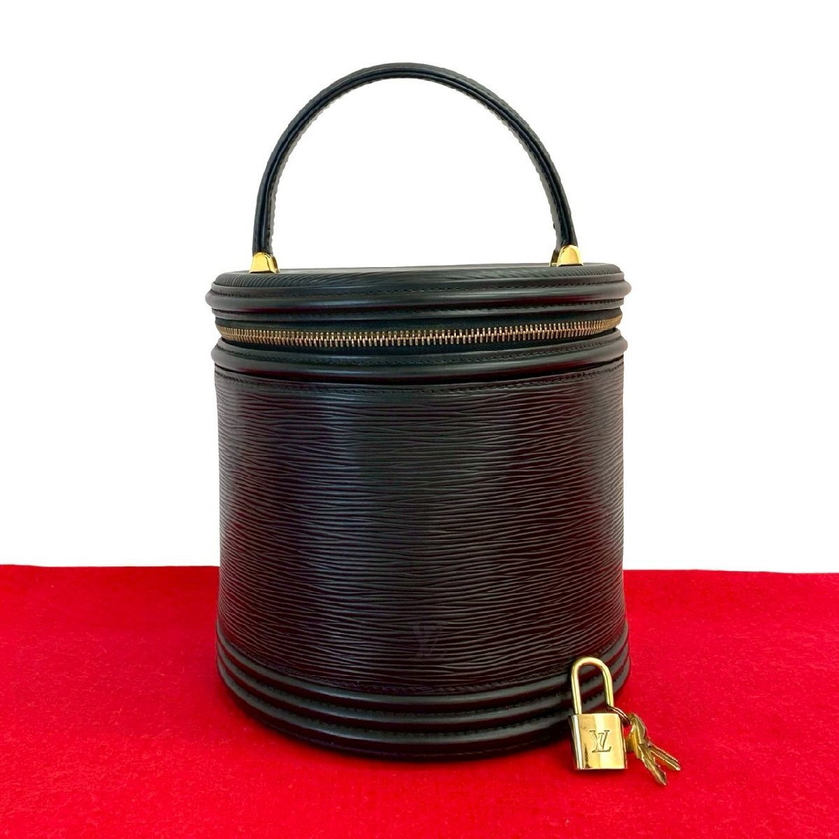 ※美品※ 　LOUIS VUITTON エピ カンヌ LOUIS VUITTON ルイヴィトン カンヌ エピ ノワール ハンドバッグ