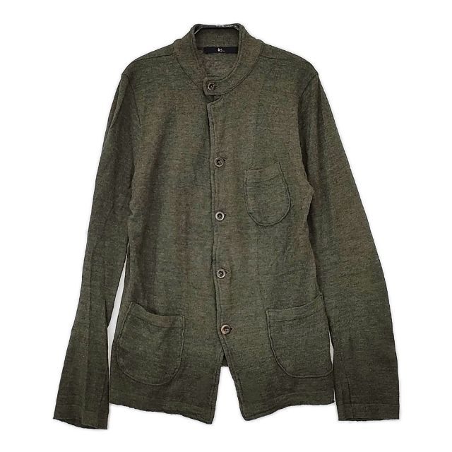 美品【大きいサイズ3】45rpm ウールニットダブルジャケット ダークグレー TALLサイズ〕【セットアップ対応】2WAYストレッチシアバター