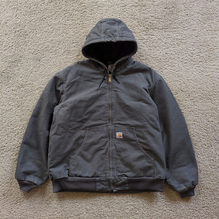 「希少カラー」carhartt アクティブジャケット ダークグレー 希少カラー」carhartt アクティブジャケット ダークグレー Carhartt