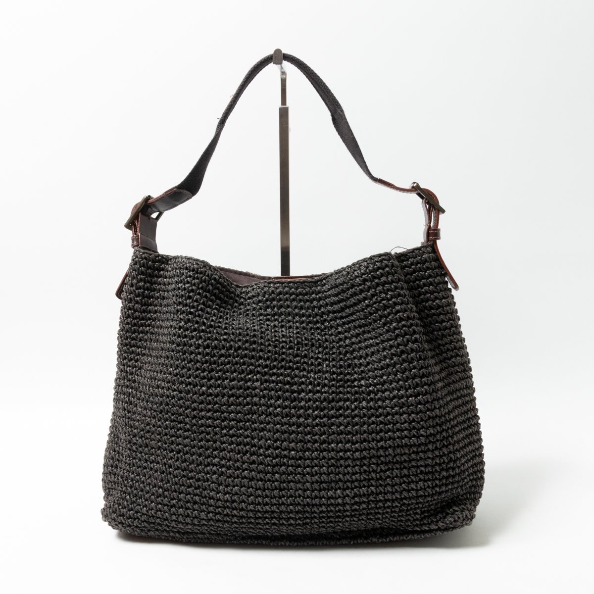 新品未使用展示品　LAUREN 黒 レザー ショルダーバッグ レザーバッグ レザー ショルダーバッグ トートバッグ 斜めがけ