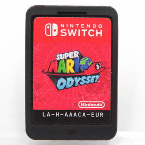 スイッチソフト◆任天堂 スイッチ【スーパーマリオ オデッセイ】海外版 日本語表示OK ソフトのみ 動作確認済 中古品 ●AS5396■
