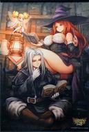 中古タペストリー ウィザード&ソーサレス B2タペストリー 「PS4ソフト ドラゴンズクラウン・プロ 限定版」 ソ