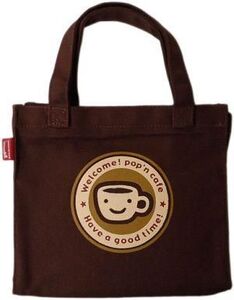 中古バッグ(キャラクター) カップくん ミニトートバッグ(ランチバッグ) 「PS2ソフト ポップンミュージック9 特