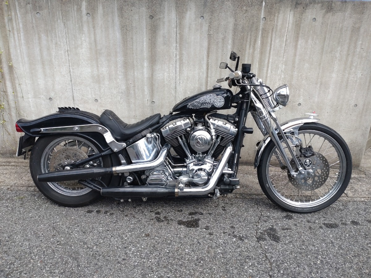 FLSTS 2001年式 キャブ車 外装一式 装飾品多数！ 2025年最新】Yahoo
