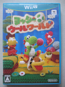 ★◆s 任天堂 Nintendo WiiU ヨッシー ウールワールド あみぐるみ 毛糸の世界 大冒険 50種類以上のヨッシー ソフト Wii U 動作確認 ☆★