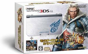 【新品未開封】数量限定品 任天堂 new ニンテンドー 3DS LL 本体 モンスターハンター4G スペシャルパック RED-S-VBCA Nintendo