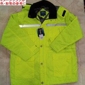 6-8/A14 3Lサイズ C(29 イエロー(蛍光) 54130 クロダルマ KURODARUMA 透湿防寒コート ジャケット 反射材付き 作業着