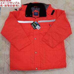 6-8/A10 LLサイズ C(28 オレンジ(蛍光) 54130 クロダルマ KURODARUMA 透湿防寒コート ジャケット 反射材付き 作業着