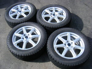 アルファード ヴェルファイア VOXY 等 TOPRUN アルミホイル4本 スタッドレス 225/55R17 バリ山