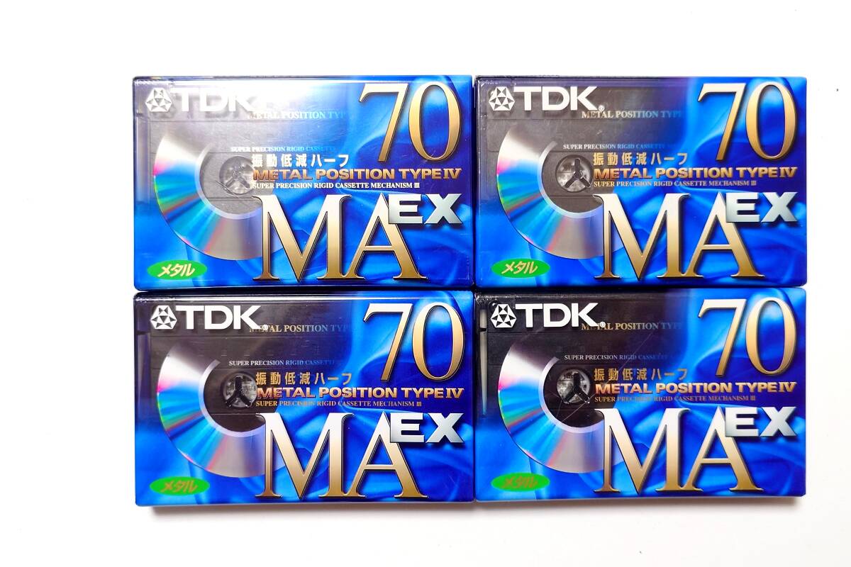  новый товар TDK MA EX/70 минут 4шт.@ metal лента 