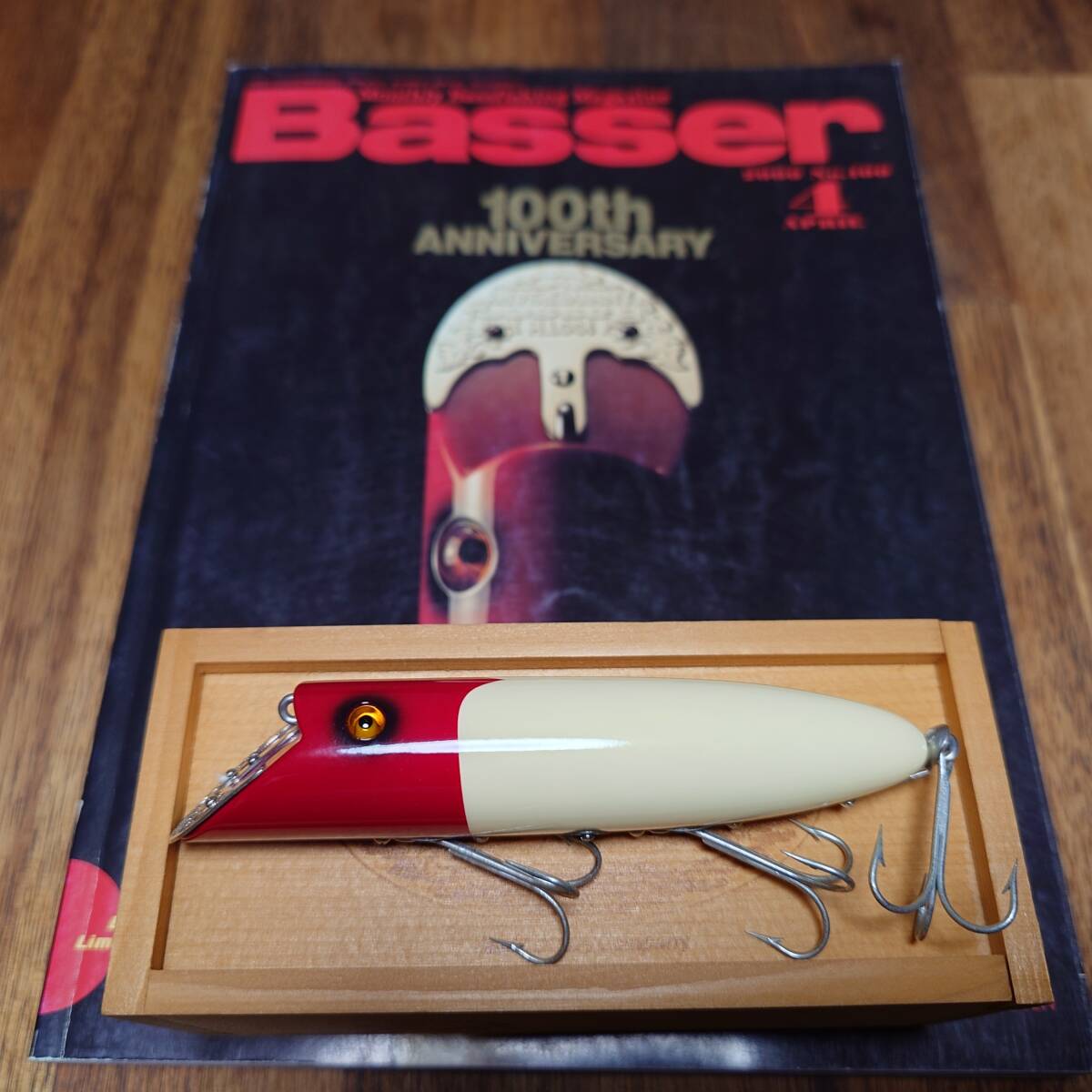 ヘドン　反りザラ　ウッドバサー　クリア　4本セット バサー Basser / へドン Heddon | ルアー千一夜