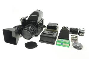 LCIQ7-10-8 ZENZA BRONICA ゼンザブロニカ フィルムカメラ 中判カメラ SQ-A レンズ 1:4 f=65mm 1:2.8 f=80mm セット 付属品付き 中古