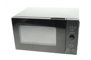 TICU7-81-11 YAMAZEN 山善 電子レンジ YRL-F018E6 家庭用 レンジ 調理機器 フラットテーブル 2020年製 ブラック 通電確認済み ジャンク