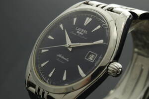 LVSP7-10-17 7T111-1 SEIKO セイコー 腕時計 4S15-0020 LAUREL ローレル デイト 自動巻き 約98g メンズ シルバー 動作品 中古