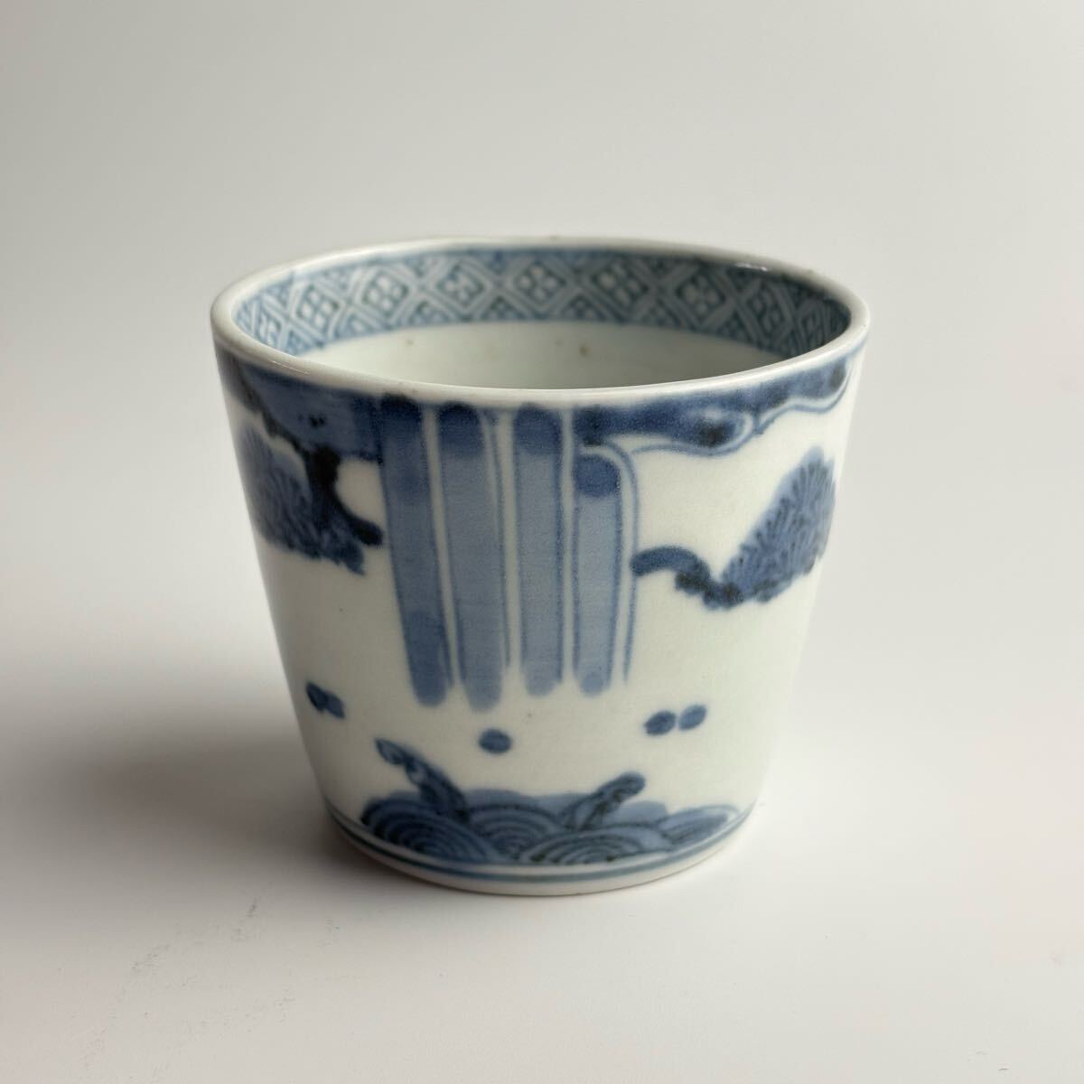 c175 古伊万里 蕎麦猪口 6客 染付 そば猪口 柳紋 c175 古伊万里 蕎麦猪口 6客 染付 そば猪口 柳紋 2025年最新】