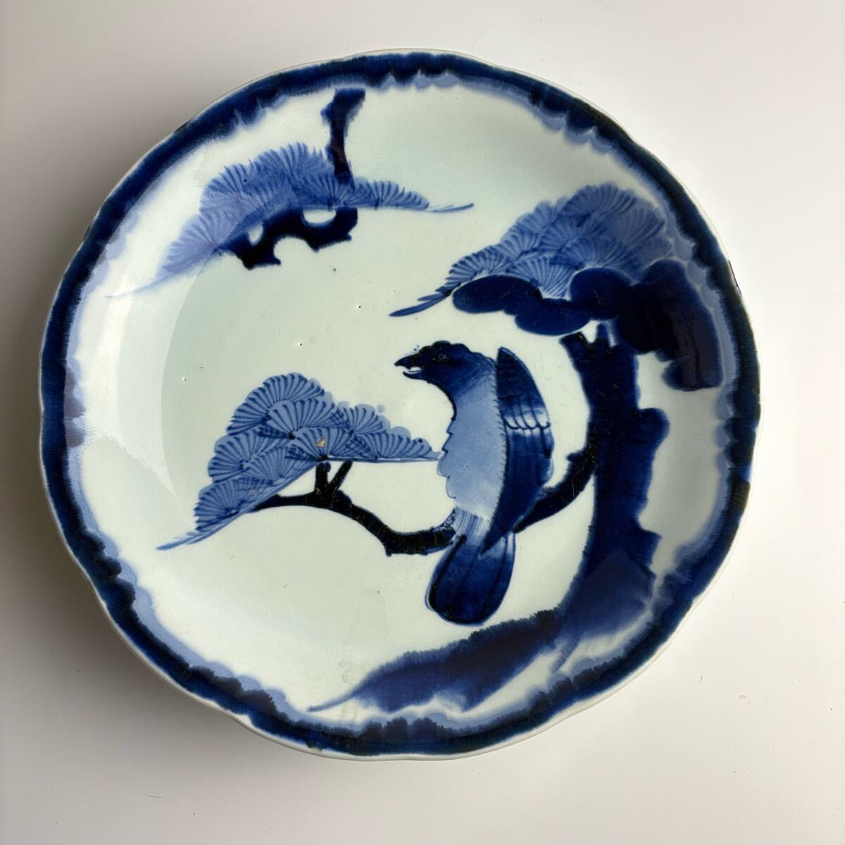 伊万里　大皿(Φ55cm) Yahoo!オークション -「古伊万里 大皿」(日本の陶磁) (陶芸)の