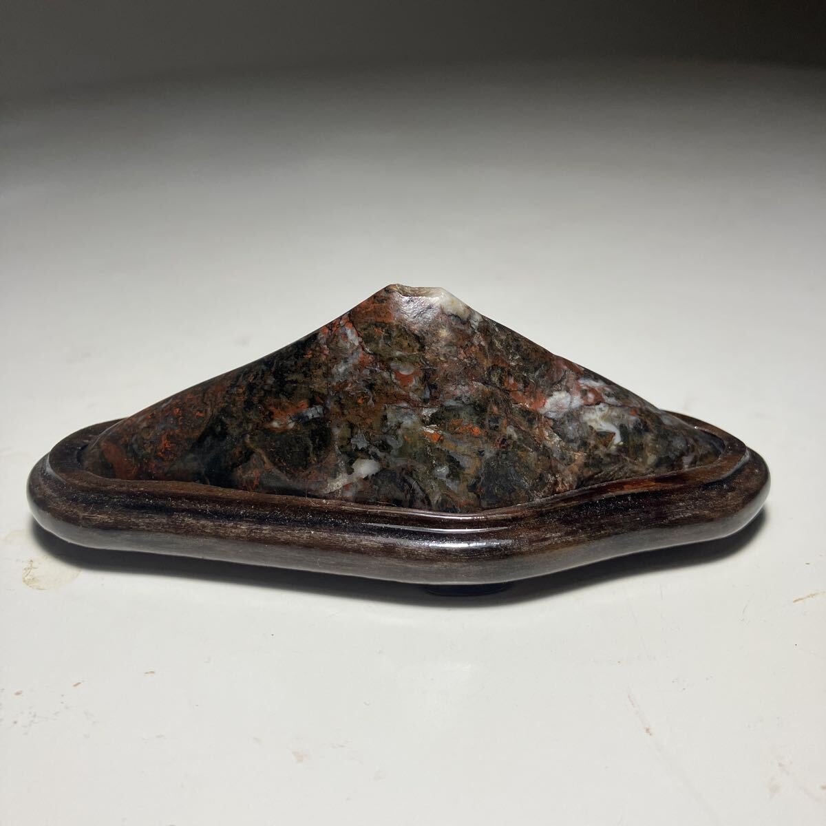 希少 枝幸瑪瑙 北海道産 滝石 鑑賞石 水石 盆栽 希少 枝幸瑪瑙 北海道産 滝石 鑑賞石 水石 盆栽 盆石