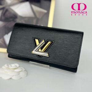 超極美品 LOUIS VUITTON エピ ポルトフォイユ ツイスト 長財布