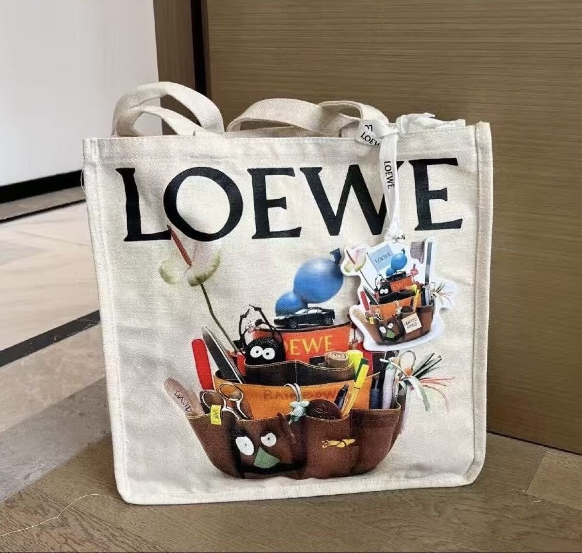 LOEWEロイべ トートバッグ　エコバッグ非壳品 新品　未使用品 LOEWE エコバッグ 【非売品】 - メルカリ