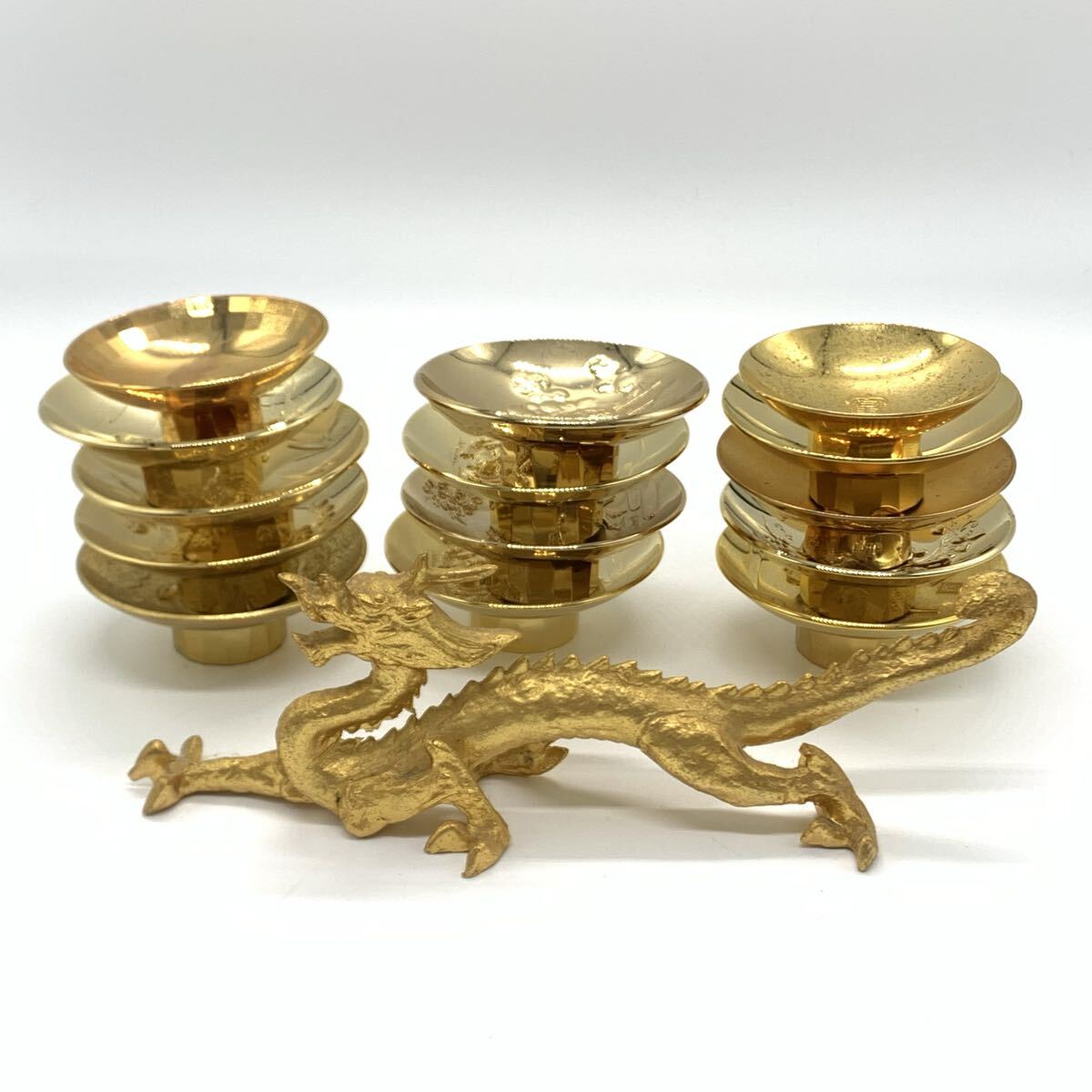 【ジャンク品】金杯まとめ売り 24KGP 金メッキ 総重量約12.65kg ジャンク品】金杯まとめ売り 24KGP 金メッキ 総重量約12.65kg