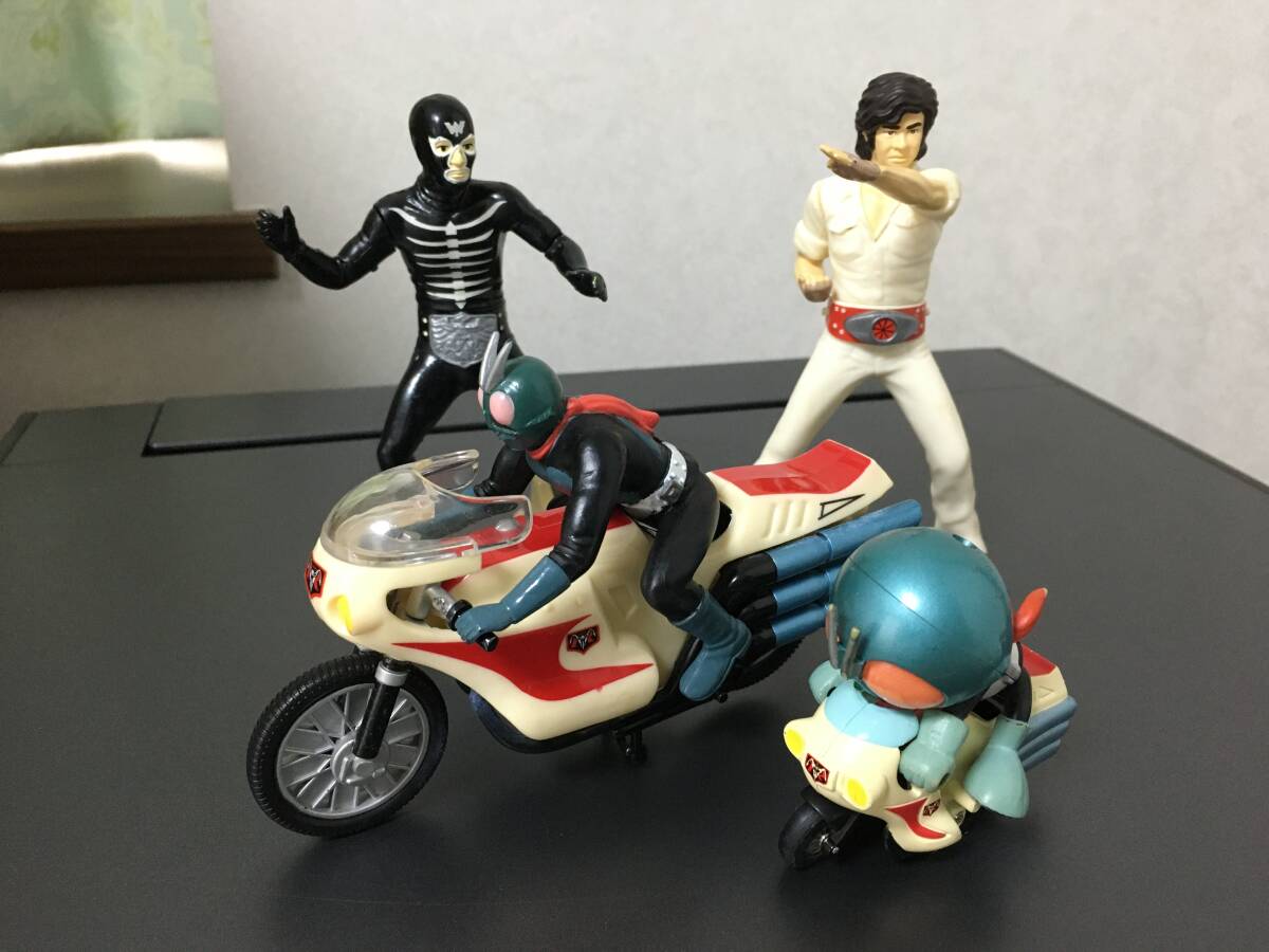 仮面ライダー1号 サイクロン号★フィギア コレクション レトロ ☆ヴィンテージ Yahoo!オークション - Ha右48 80 昭和レトロ 当時物 仮面