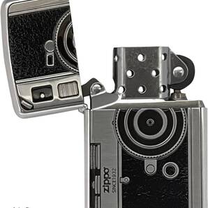 ジッポ ZIPPO 2BK-CAMERA カメラ アンティーク 両面加工 真鍮 かっこいい ブラック プレゼント キャンプ 墓参り