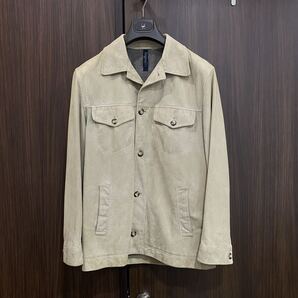 Zegna ゼニア スポーツ スウェード メンズ レザージャケット