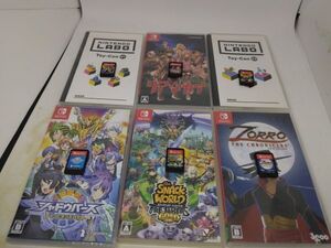 ニンテンドースイッチ ソフト 6本 セット スナックワールド リアセカイ Nintendo Switch