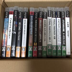 ▲ PS3 ゲーム 14点まとめて/ラチェット&クランク バイオニックコマンドー グランツーリスモ5 ビヨンド グラセフ メタルギア4 FF13-2