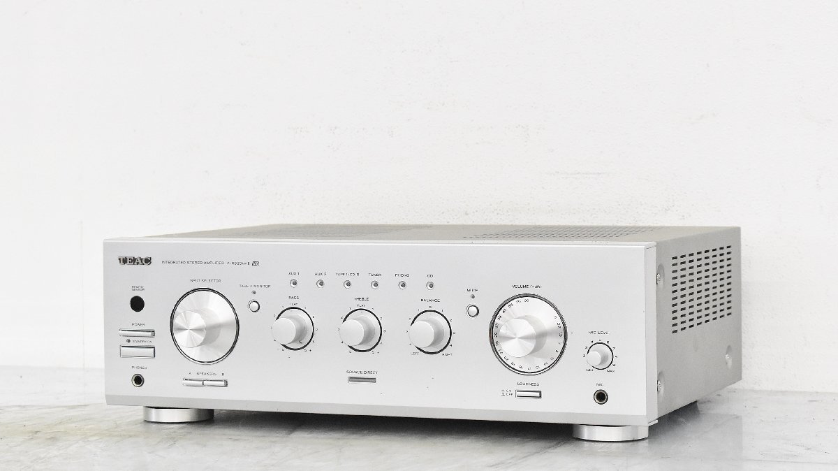 TEAC アンプ シルバー A-R630MK ii 美品 A-R630MKII | 製品トップ | TEAC - プレミアムオーディオ
