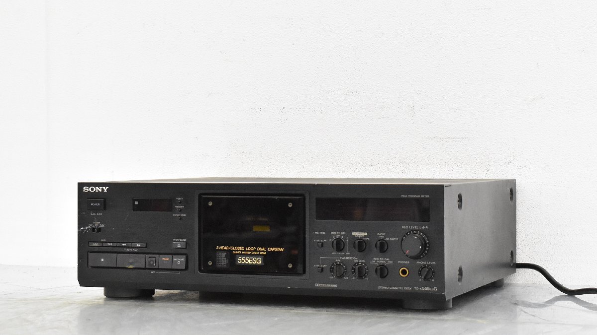 激レア SONY TC-K555ESG カセットデッキ ジャンク品 激レア SONY TC-K555ESG カセットデッキ ジャンク品
