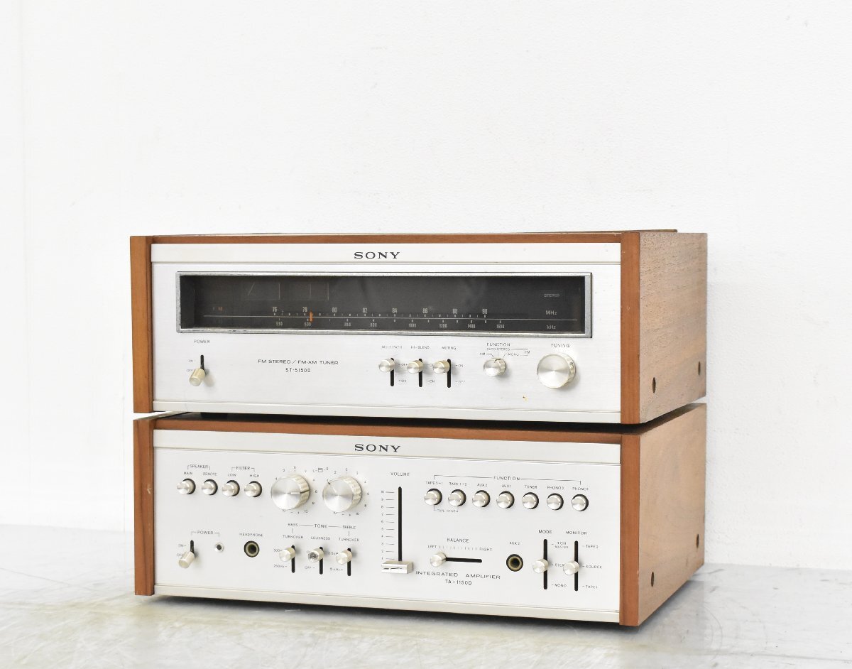 【動作品】SONY TA-1150Dプリメインアンプ/ ST-5150 セット TA1150 | the re:View (in the past)