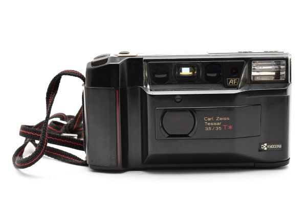 動作確認済み ① KYOCERA TD コンパクトカメラ 中古】Kyocera 京セラ TD ホワイト コンパクトフィルムカメラ