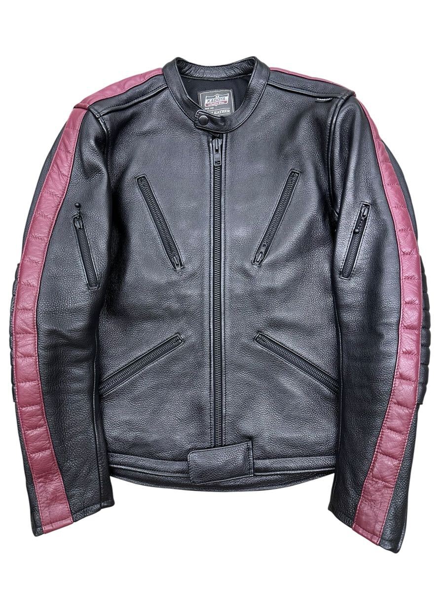 Yahoo!オークション -「カドヤ 革ジャン」の落札相場・落札価格