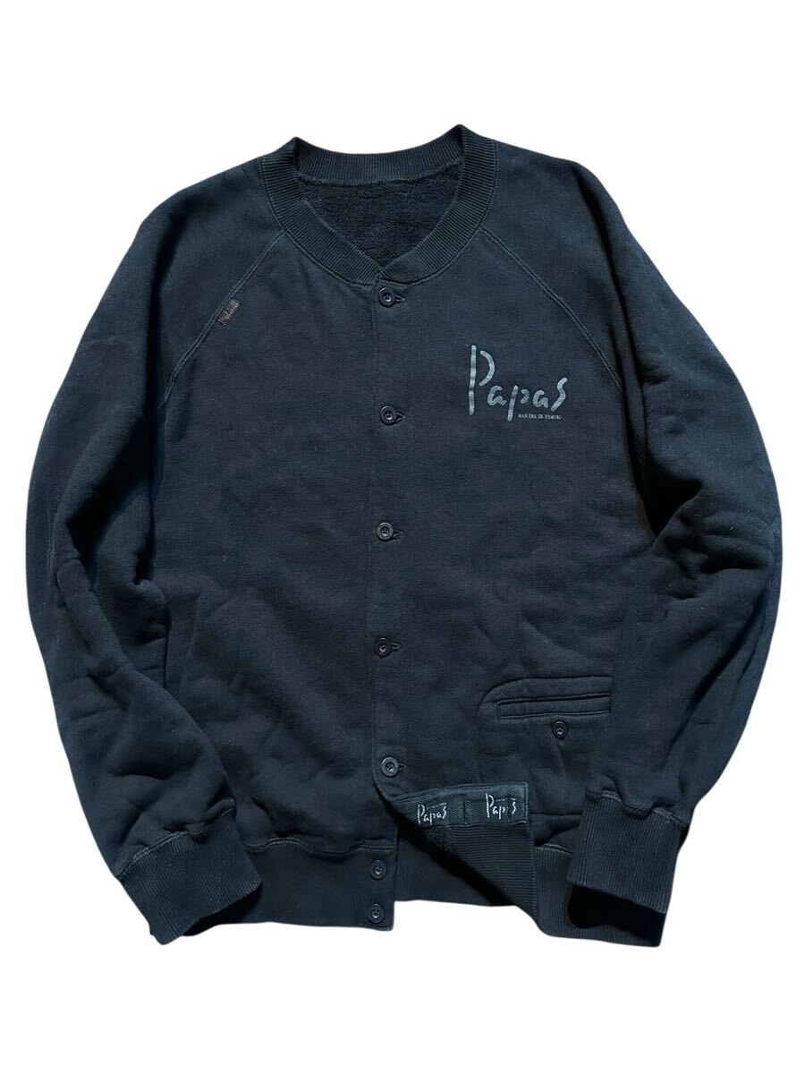 極美品.2.7万円】papas パパスプラス トレーナー SWEAT SHIRT 極美品.2.7万円】papas パパスプラス トレーナー SWEAT SHIRT