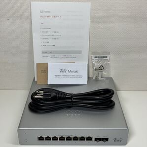 CISCO シスコ 124W 8ポート PoEスイッチ Meraki MS120-8FP 通電OK