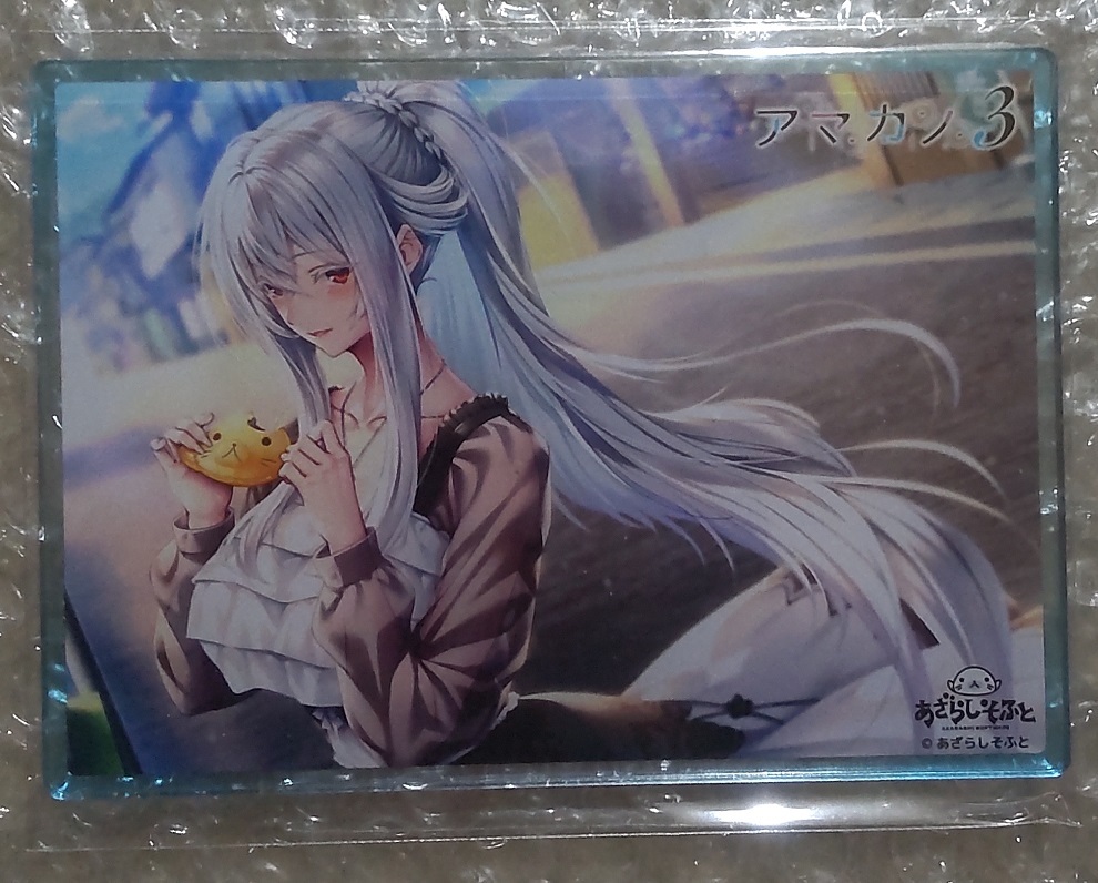 A5アクリルパネル ピロ水 アマカノ アクリルアート アクリルボード アクスタ ピロ水】A5アクリルパネル・アマカノA | アールジュネス・軸中心