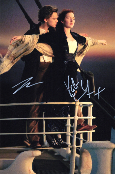 セール中…レオナルド・ディカプリオ直筆サイン入り2Lサイズ写真…タイタニック レオナルド・ディカプリオ直筆サイン入り2Lサイズ写真‥Leonardo