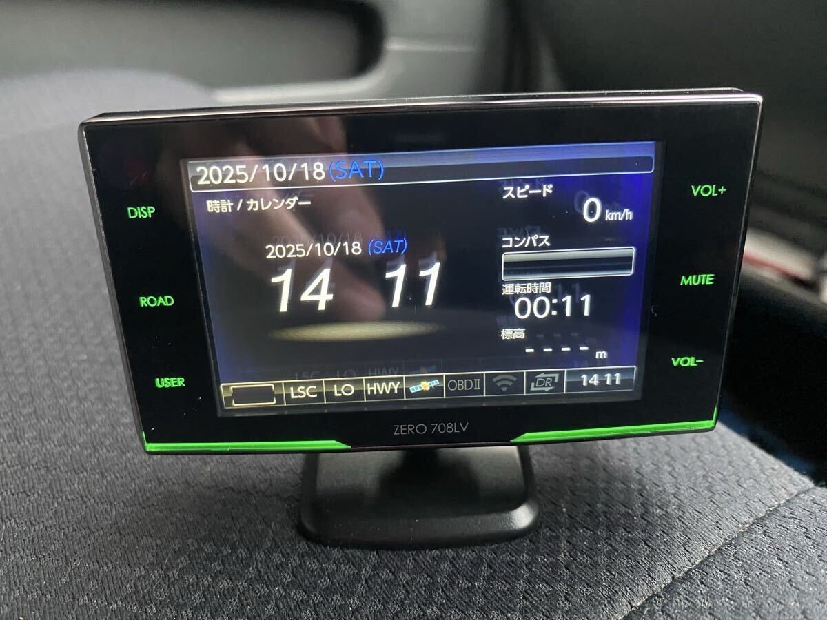 ZERO 708LV コムテックリコール対策済　最新データ更新済 最新版データ更新済み】コムテックZERO708LV リコール対策済み